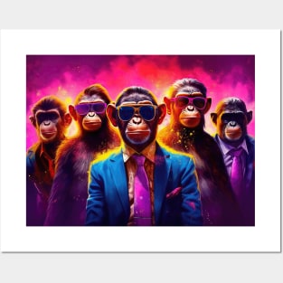 Primate Syndicate: Gangster Monkey and His Mischievous Crew Posters and Art